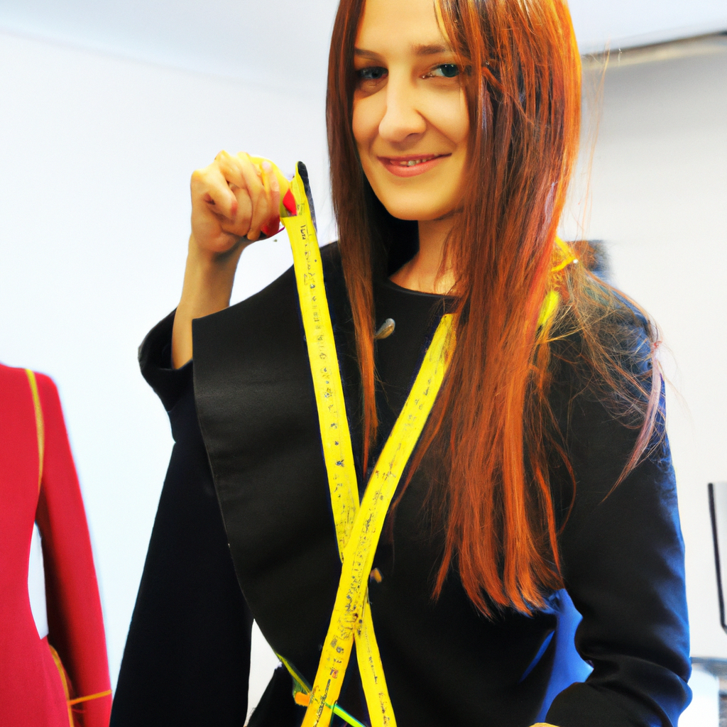 Donna imprenditrice nel settore della moda sostenibile